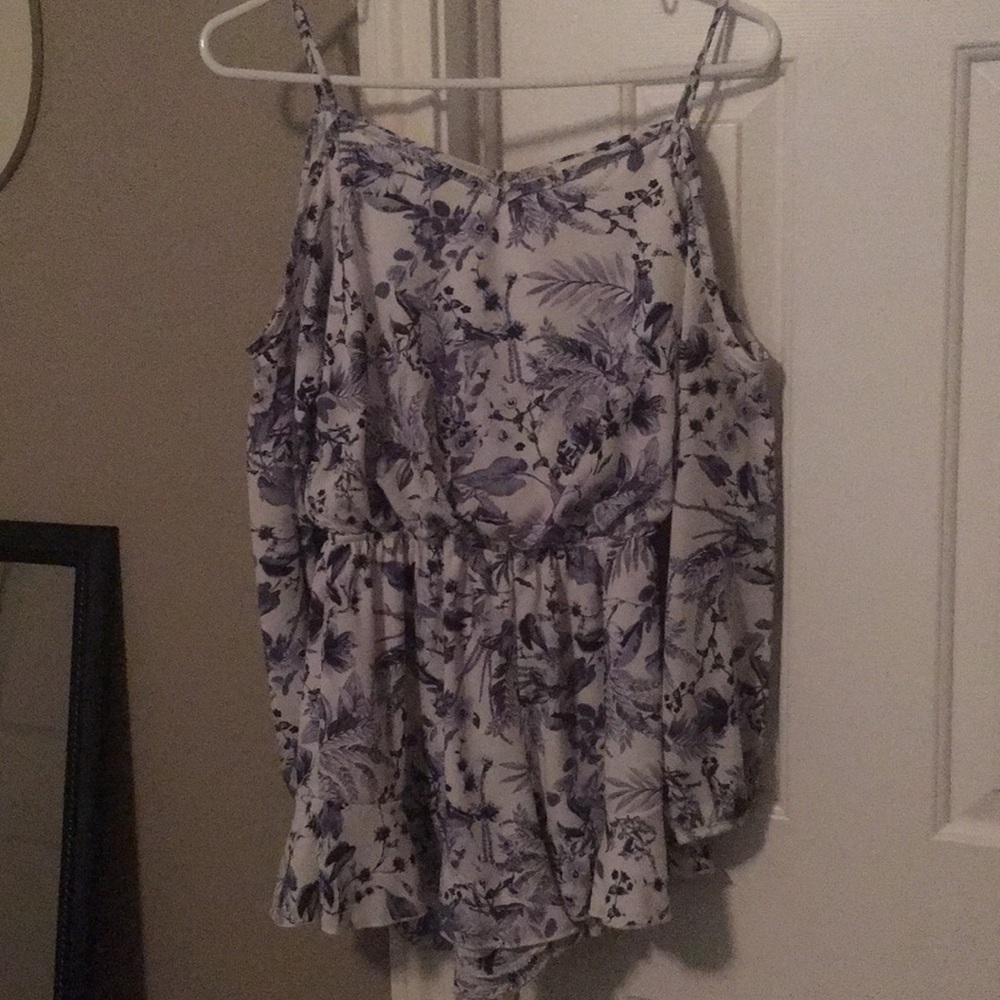 Off the shoulder romper